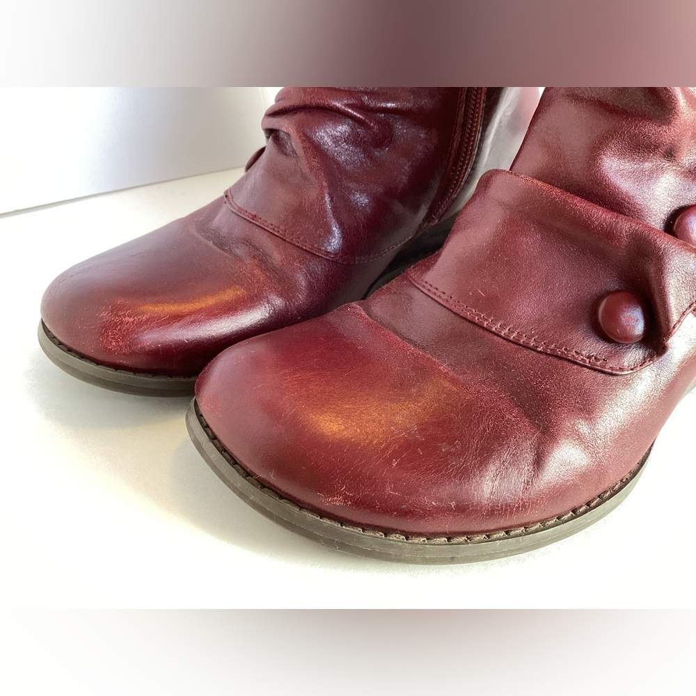 Miz Mooz Bobbi Bloom Boots Victorian Button Style Mid Calf Size 6.5/7 Steampunk - Picture 9 of 16